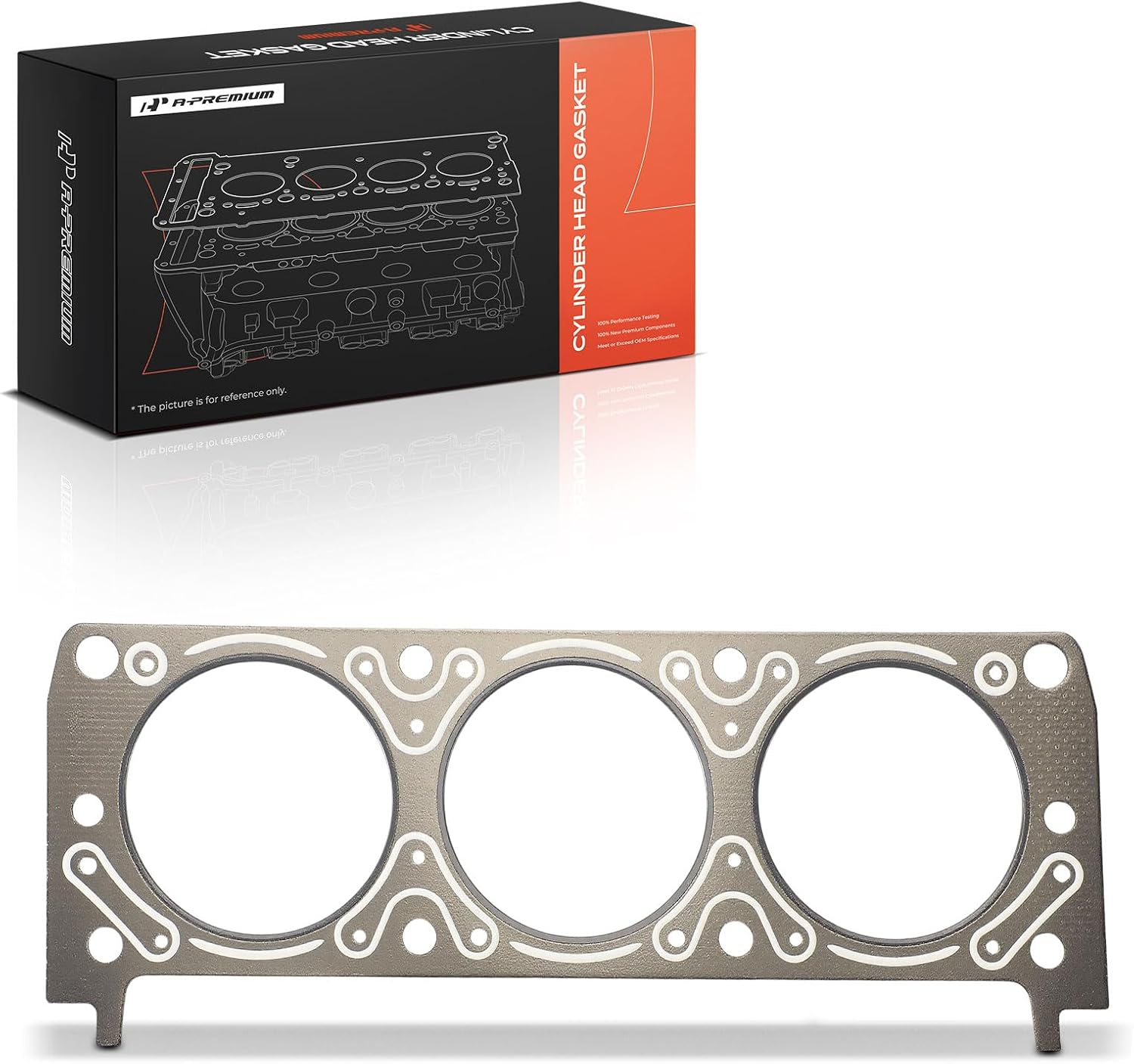 A-Premium V6 3.1L Engine Cylinder Head Gasket Compatible with Chevrolet Malibu, Beretta, Corsica, Lumina, Monte Carlo & Buick Regal, Century, Skylark & Oldsmobile Achieva, Cutlass & Pontiac Grand Am