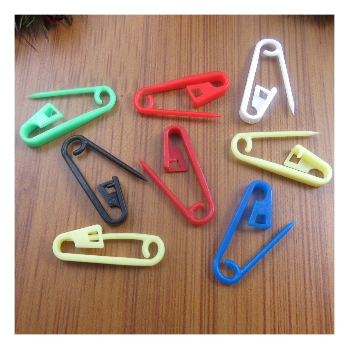 20 Colourful Acrylic Safety PINS 23mm x 7mm Crafts Haberdashery UK Seller (Mixed (C1416))
