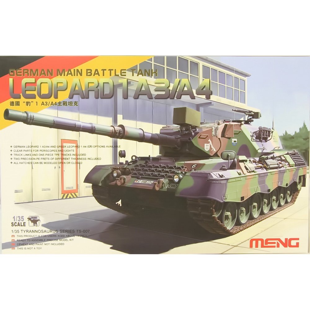 Amazon | モンモデル 1/35ドイツ連邦陸軍主力戦車レオパルト 1 A3/A4