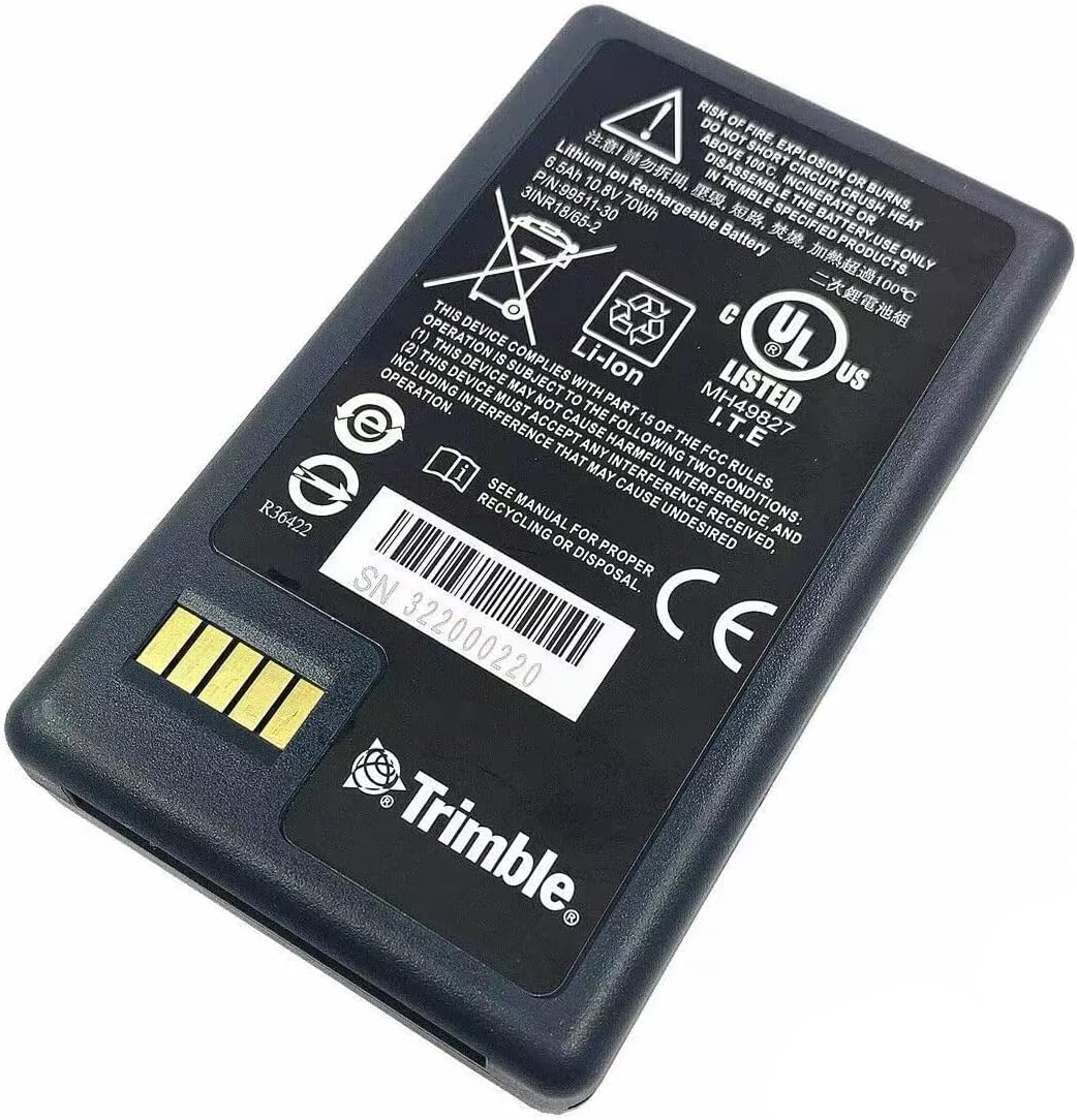99511-30 79400 3INR18/65-2 Lithium Battery Replacement for Trimble S3 /S5 /S6 / S7/ S8 / S9 Total Station 6500mAh 10.8V 70Wh