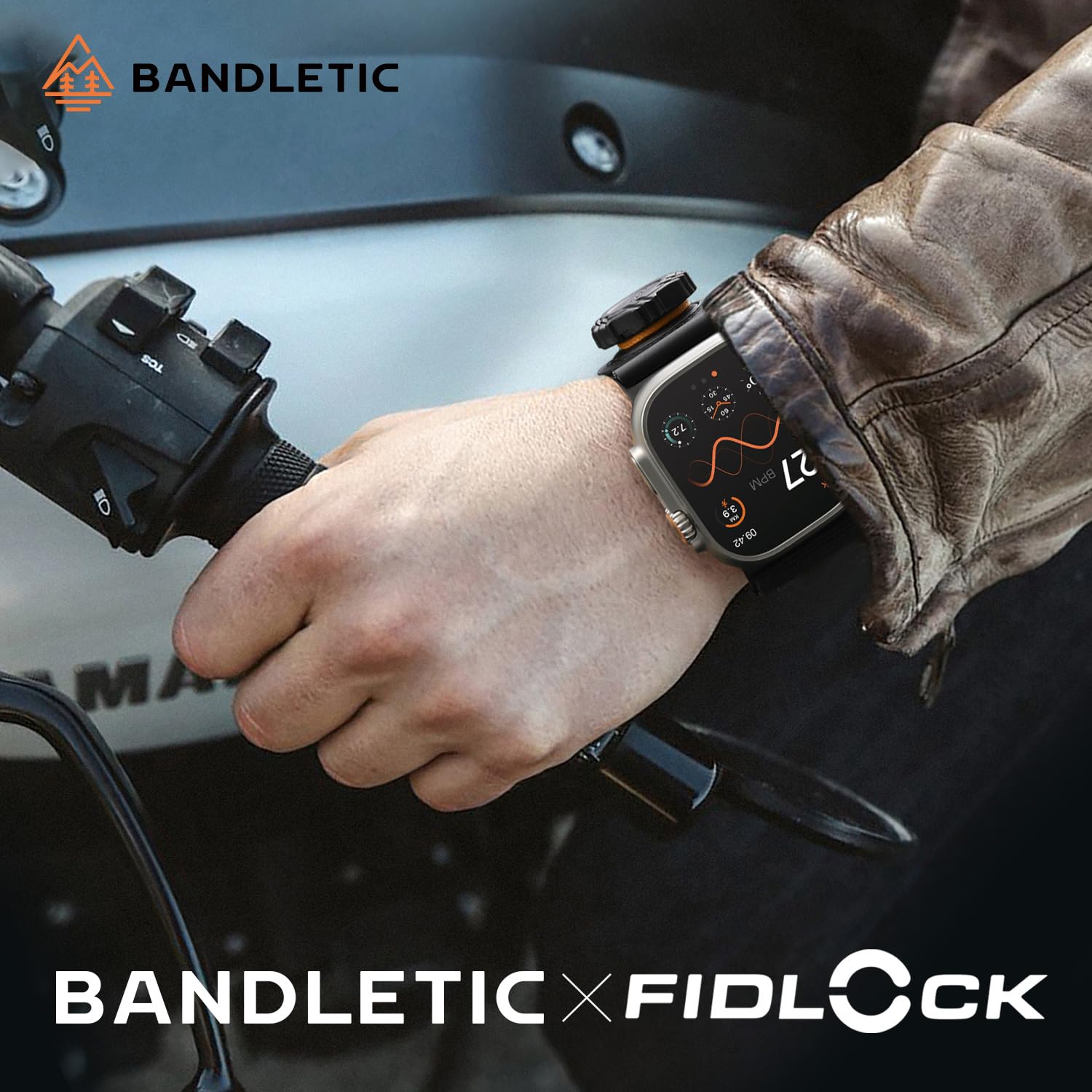Bandletic Compatible avec Bracelet Apple Watch, Doux Nylon Sport Band avec Boucle Magnétique Fidlock Winch pour iWatch 49mm(Ultra/Ultra 2),46mm(Series 10),45mm(9/8/7),44mm(SE2/SE/6/5/4),42mm(3/2/1)