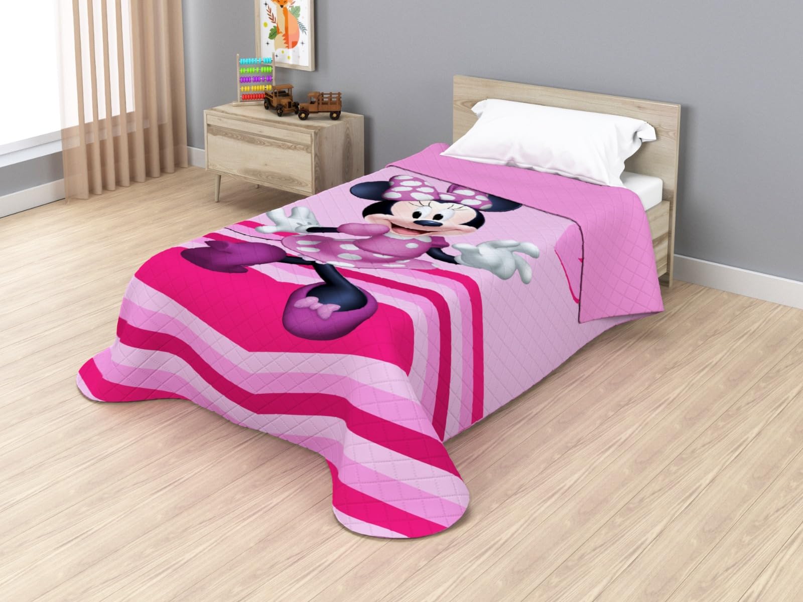 Disney Jay Franco Colcha Bouti Termosellada Minnie More, 170 x 250 cm, Microfibra, Relleno 100gsm JE12745ET