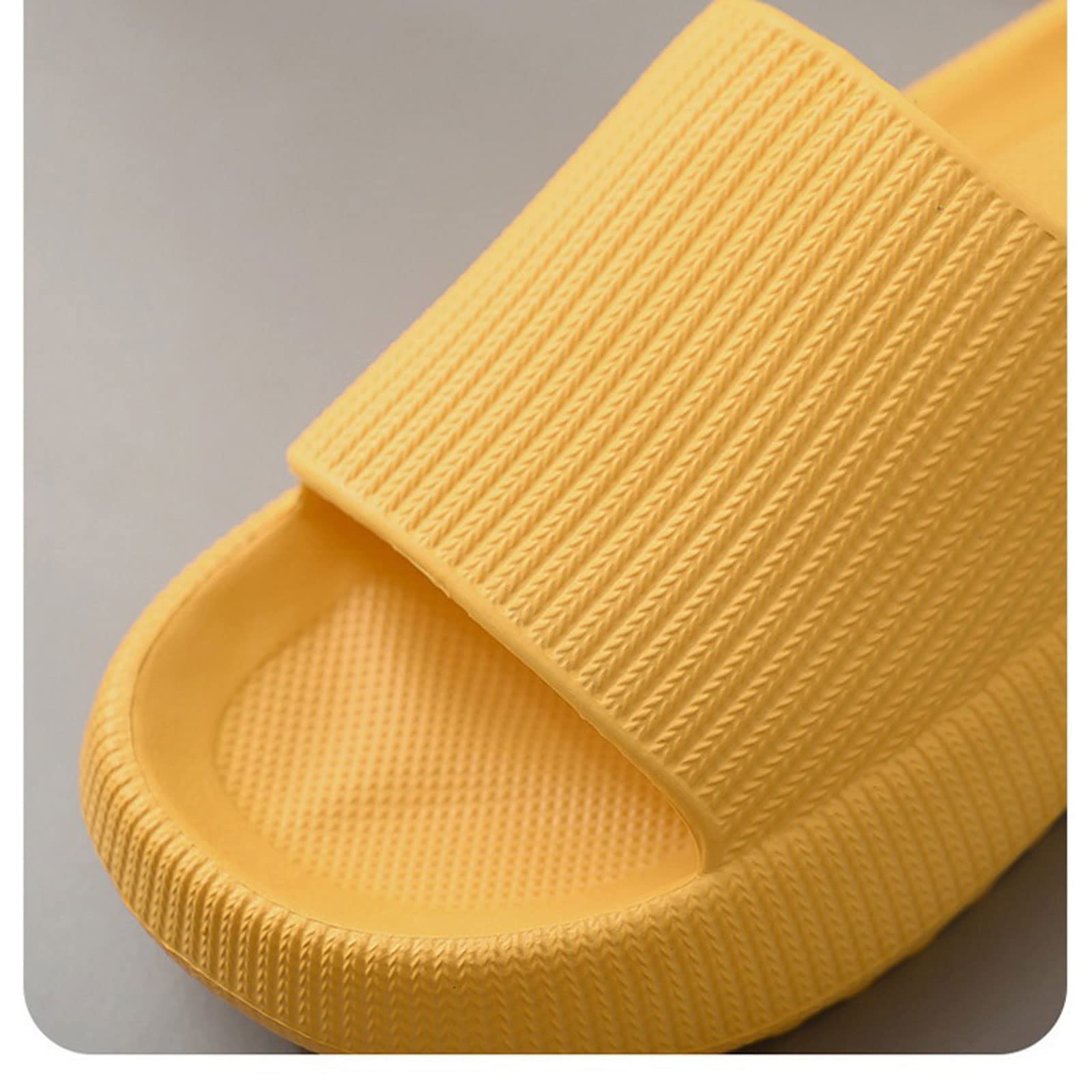 SYJHWDSS Zapatillas para Mujer Sandalias de Playa de Verano Hombres Mujer Plataforma Gruesa Baño Zapatillas para el hogar Suela Suave Diapositivas Chanclas antideslizantesNaranja, 44-45