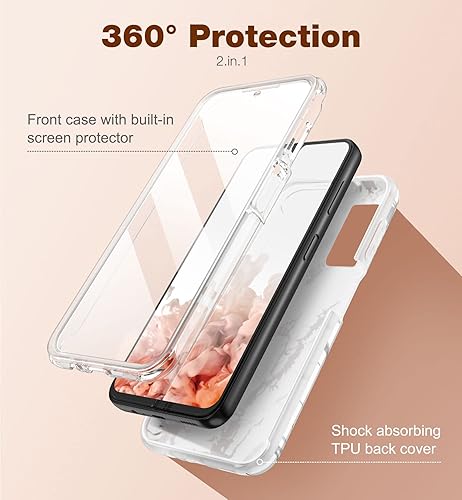 Miniatura 3 de SURITCH Funda para Samsung Galaxy A14 5G, protector de pantalla antiarañazos incorporado Protección de cuerpo completo de 360 a prueba de golpes