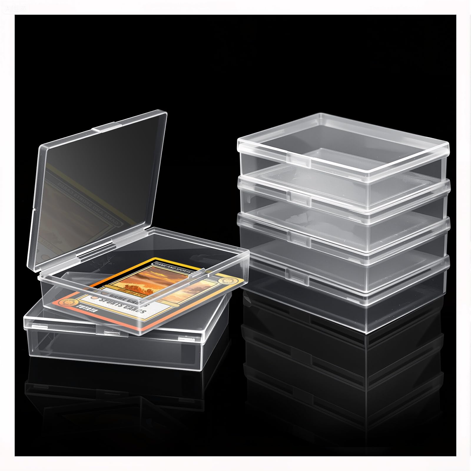 Amazon.co.jp: ポータブルトレーディングカードケースプロテクター