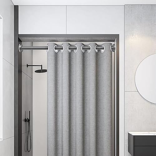 Miniatura 8 de Barra de armario para colgar en la pared para armario, barra de armario ajustable, barra de armario de aleación de aluminio de alta calidad con