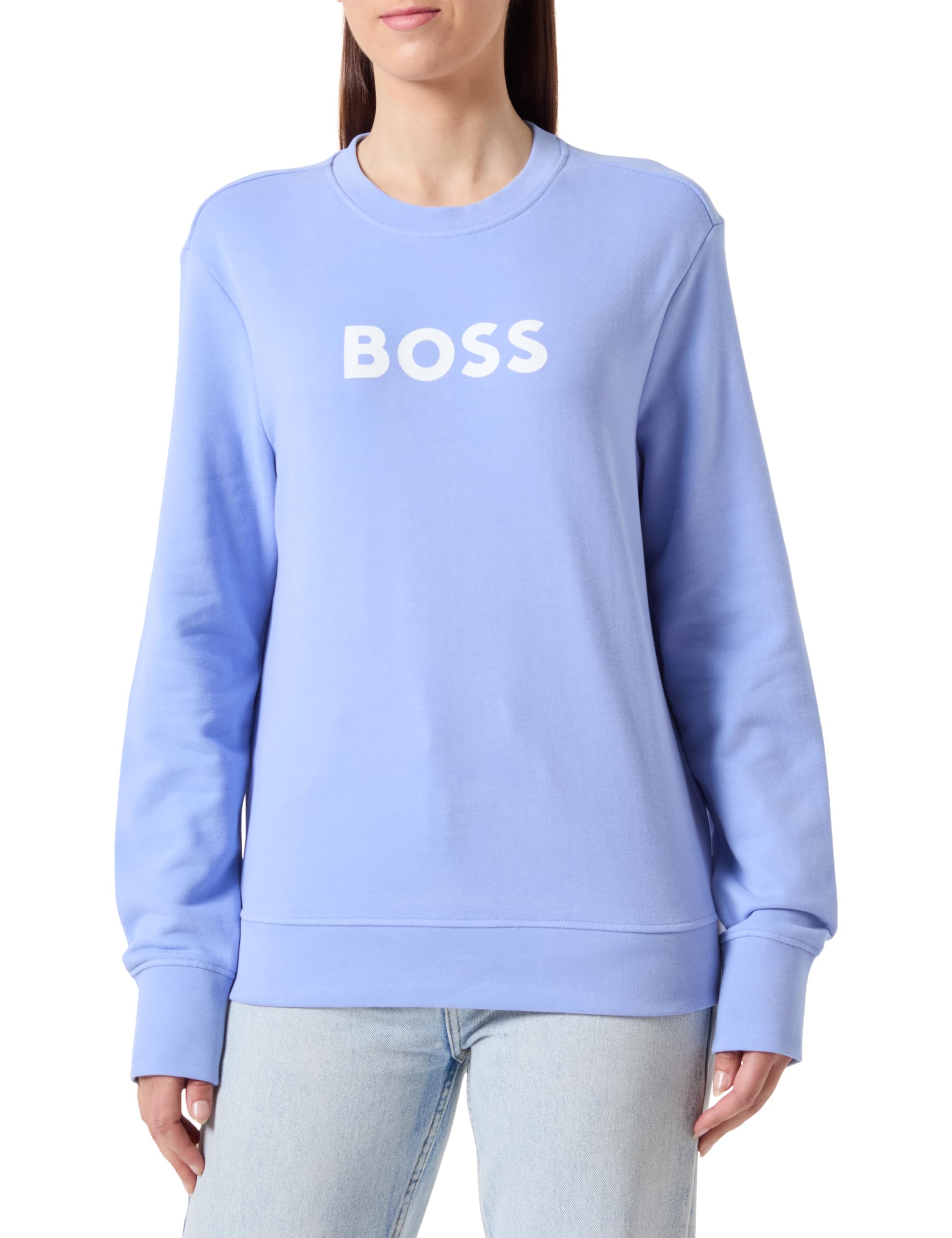 Felpa Con Cappuccio BOSS Donna - 100% Cotone, Logo Piccolo, Vestibilità Ampia - Foto 5