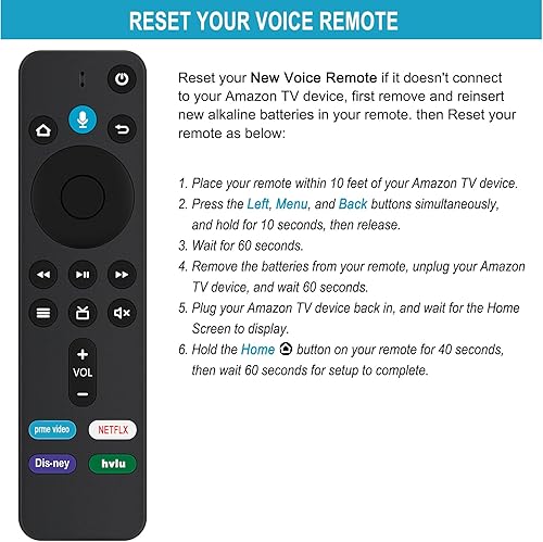Miniatura 6 de Allimity Control remoto de comando de voz de repuesto compatible con Tienda TV Box (3 generación), Tienda TV Stick (2 generación3 generación4KLite4K