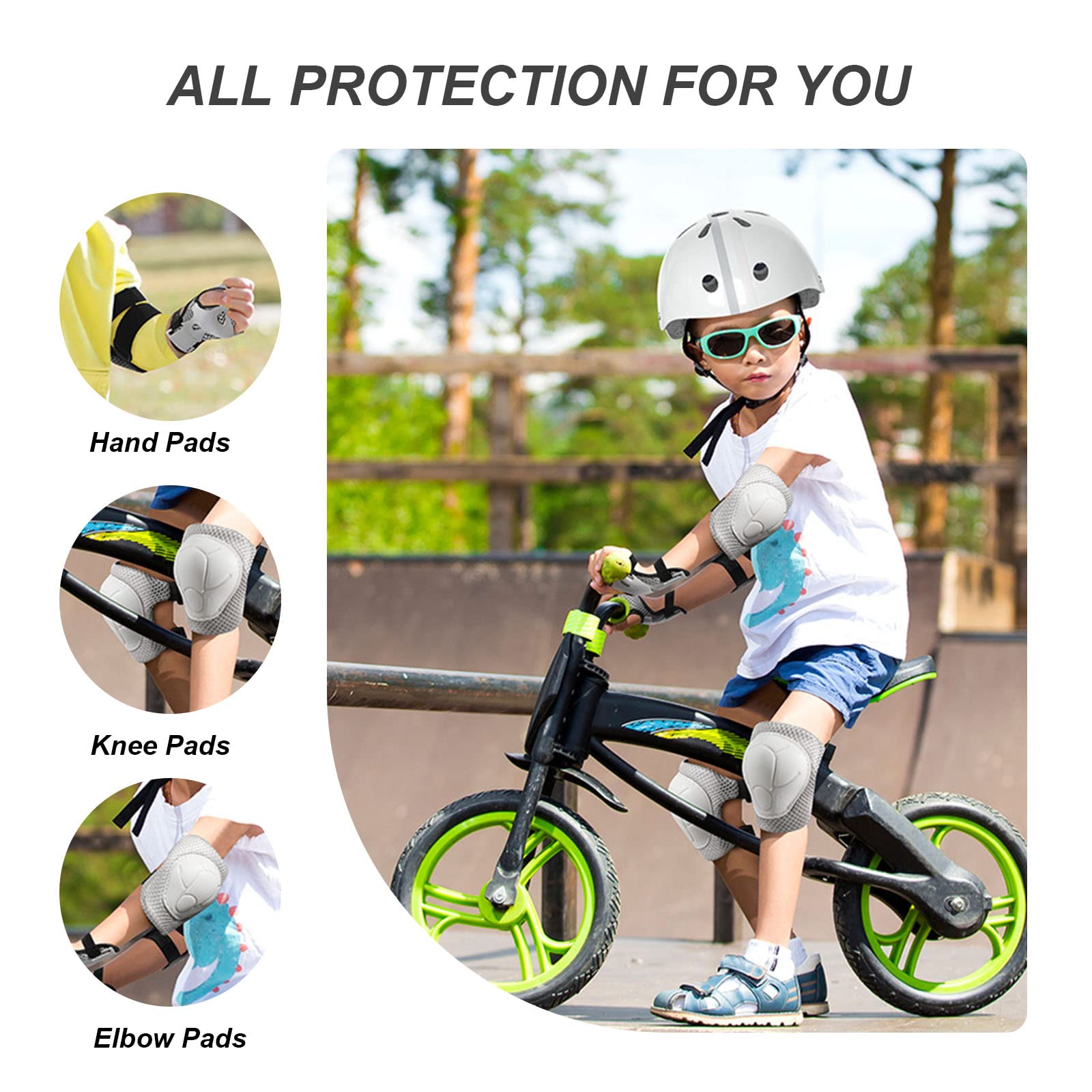 OLYSPM 6pc Kits de Protection,Protection Roller Enfant,Protection Roller avec Coque en Plastique PP,Double Doublure en EVA,Protection Enfant Velo pour OLYSPM 6pc Kits de Protection,Protection Roller Enfant,Protection Roller avec Coque en Plastique PP,Double Doublure en EVA,Protection Enfant Velo pour