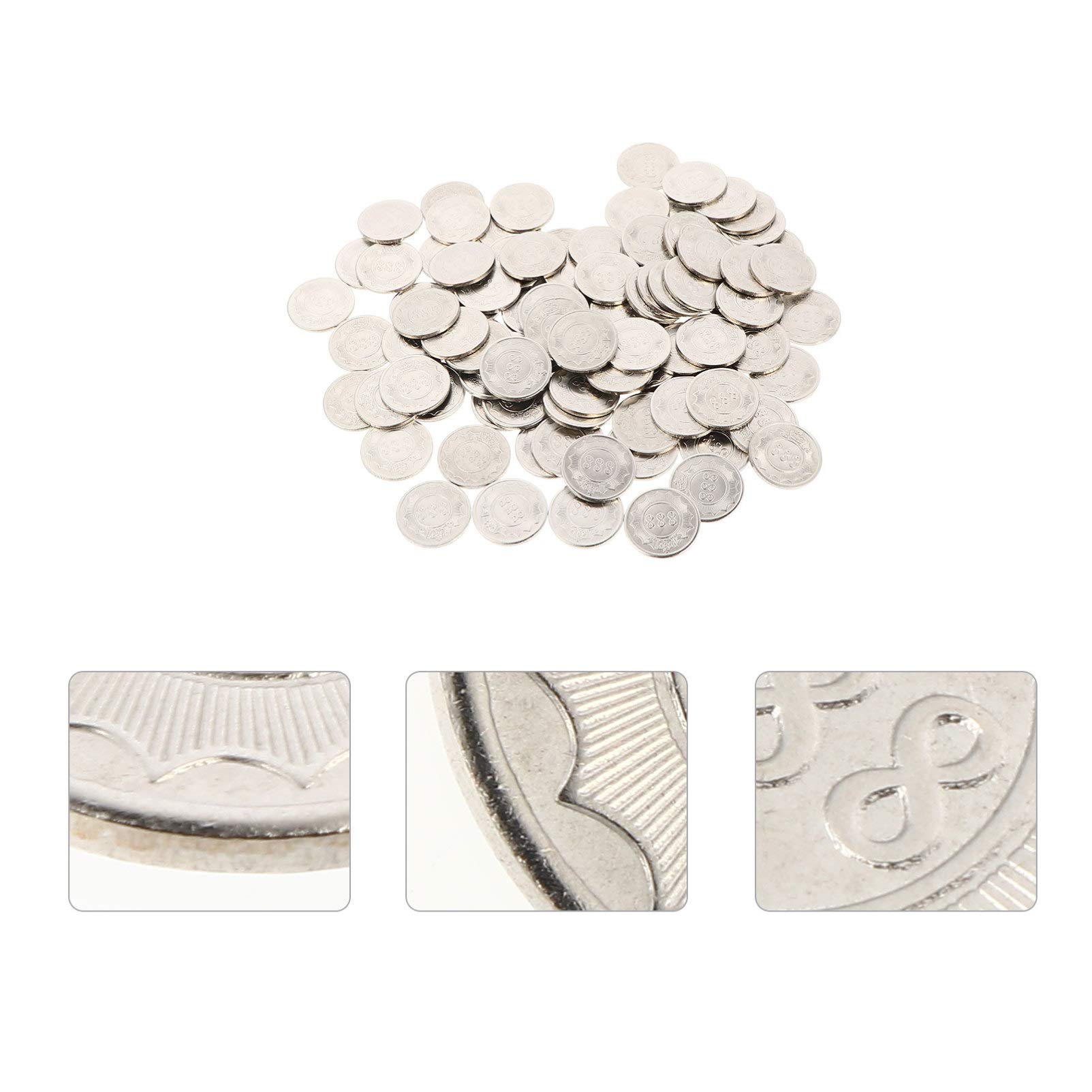 STOBOK Pièces Commémoratives en Métal 100 Pièces Accessoires De Divertissement Durables pour Collection Cadeau Souvenir Jeux Et Artisanat