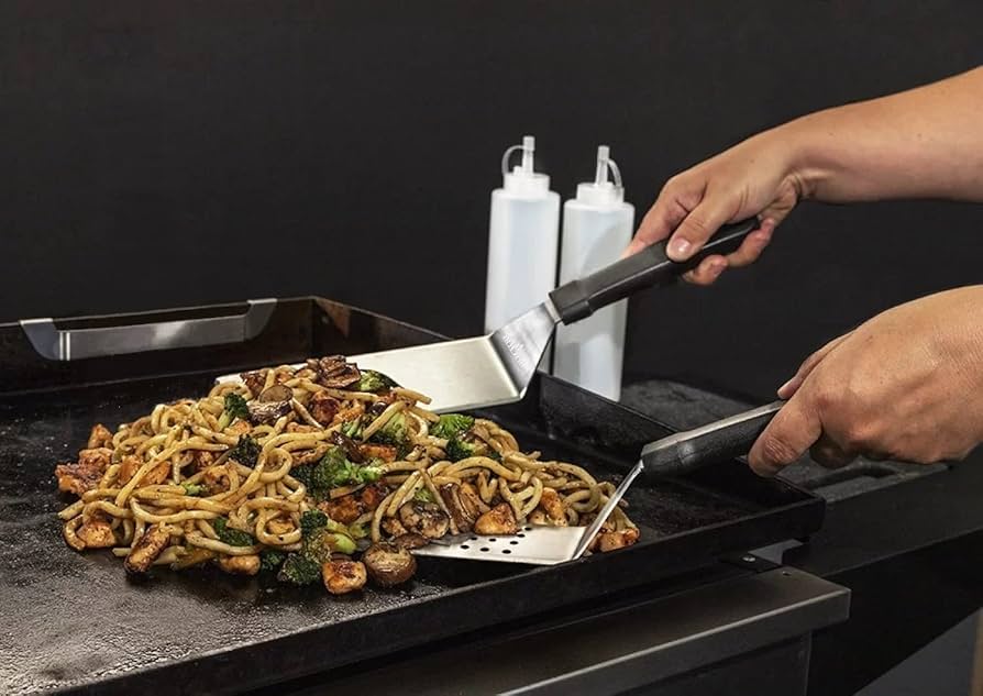 how to clean griddle tool handles