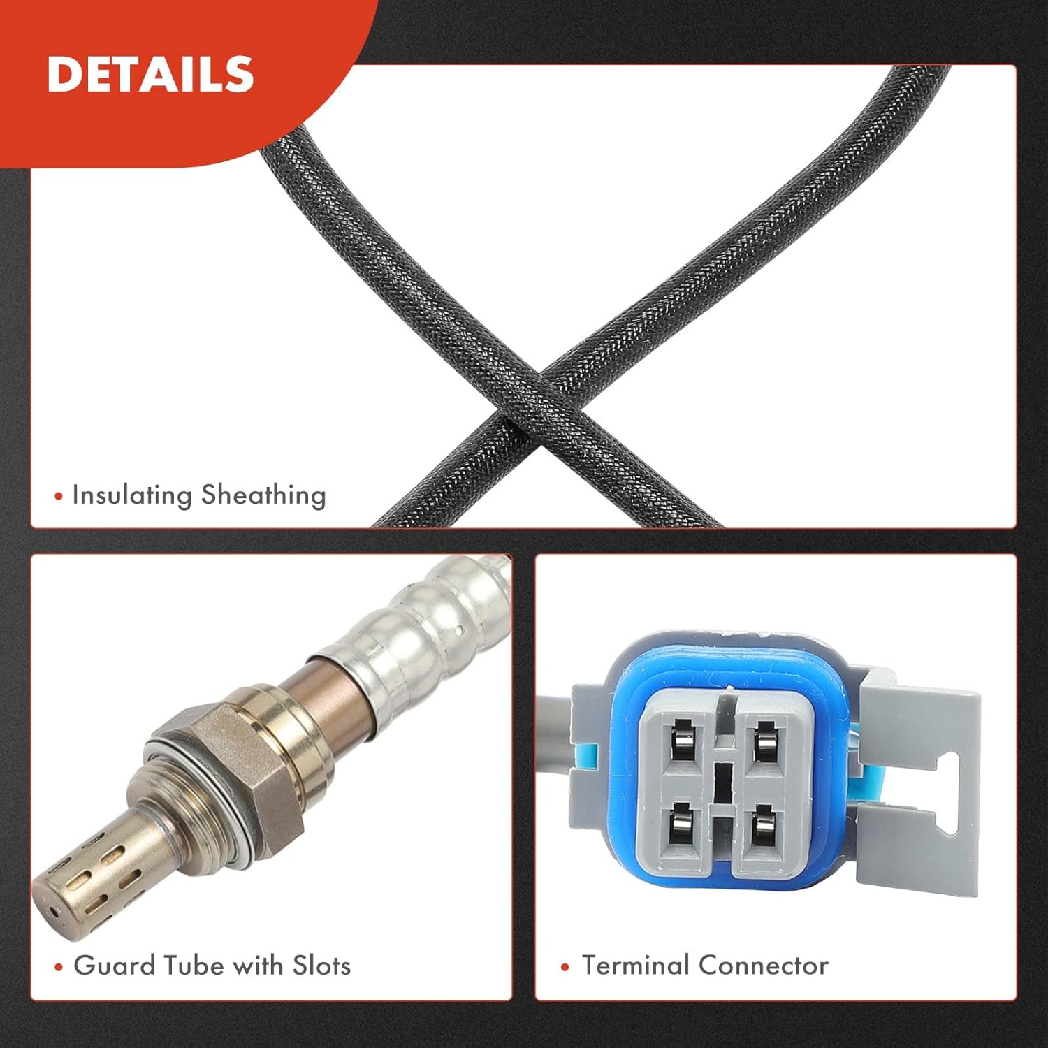 A-Premium 2Pcs Upstream & Downstream O2 Oxygen Sensor Compatible with Chevrolet, Buick & Pontiac Vehicles - Impala 04-05, Monte Carlo, Lacrosse, Regal, Lesabre, Lucerne, Park Avenue, Grand Prix & More