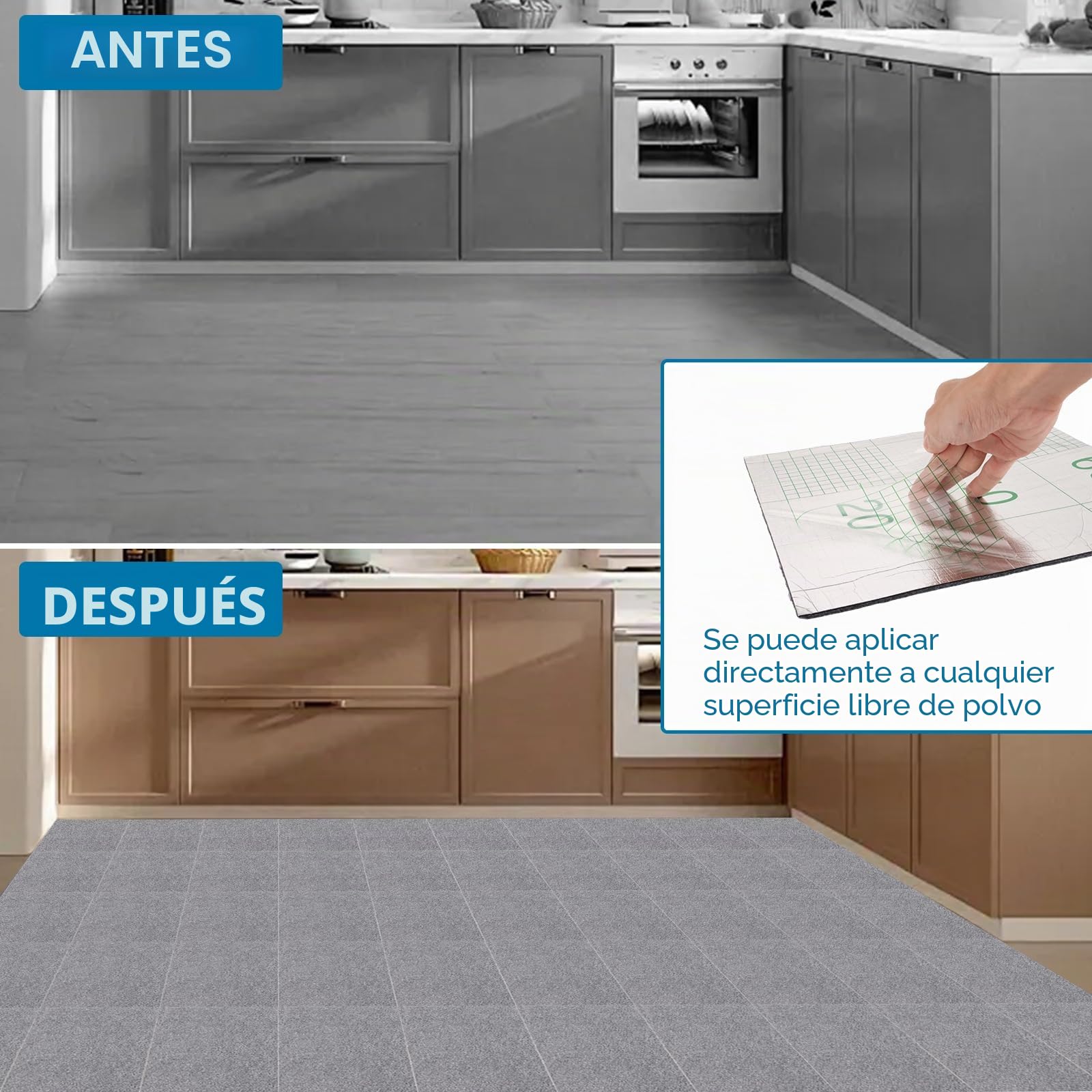 30 piezas baldosas de moqueta 30x30 cm, baldosas de moqueta autoadhesivas, moqueta, baldosas de moqueta, baldosas de moqueta autoportantes para oficina, salón, balcón (gris claro)