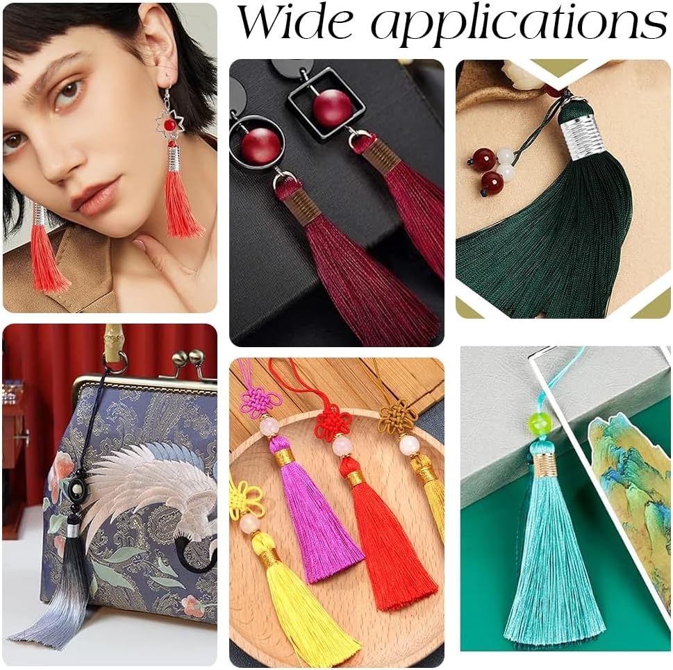 PH PandaHall 120Pcs 3 Colors Leather Rope Clips 8.5mm Cylindrical Crimp Beads End Caps Fastener Opening Crimping Cord Clamp for DIY Craft Jute Leather Bracelet Necklace Macrame Tassel