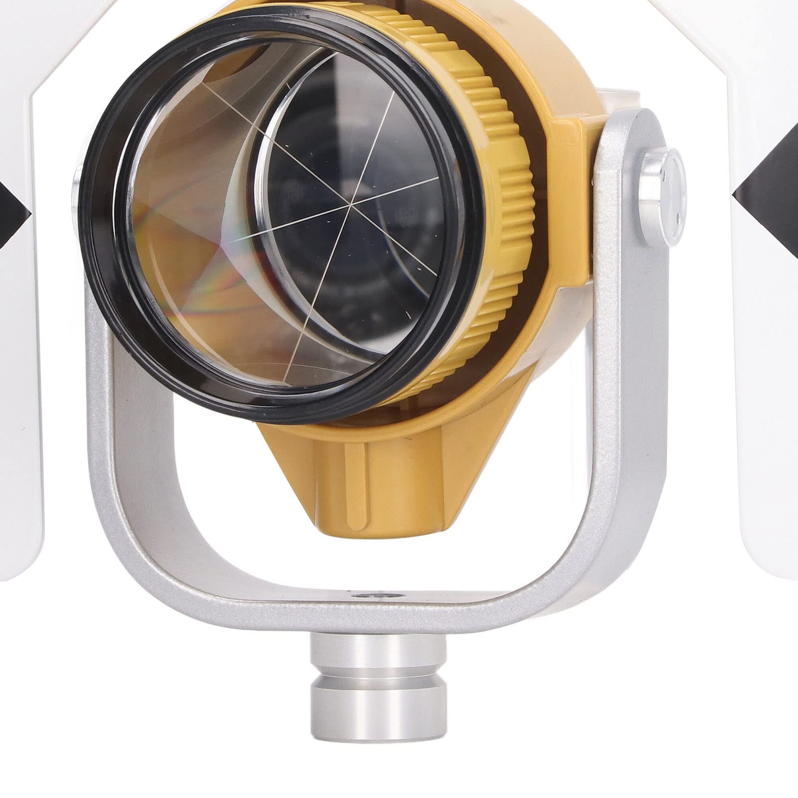 Prisma topográfico de 64 mm con compensación de 0 mm / -30 mm, lente óptica de vidrio K9, carcasa protectora de ABS para estación total, para topografía, túneles, metros,