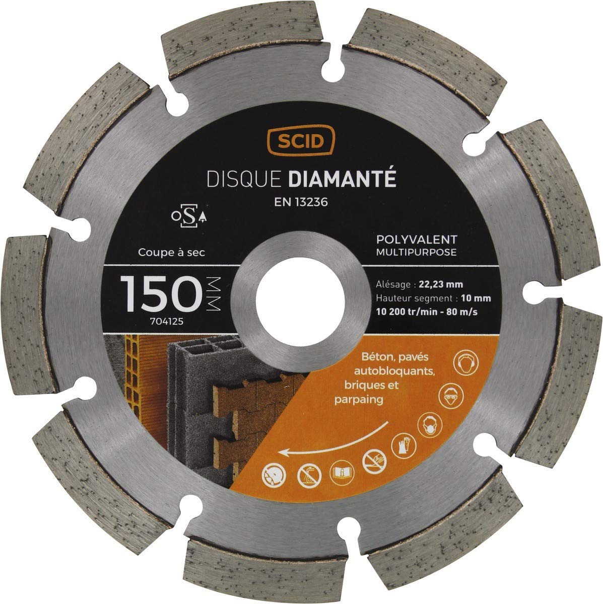 Disco Diamante polivalente profesional scid – Muela Diámetro 125 mm