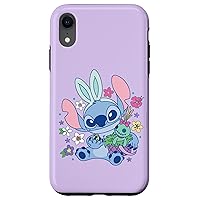 Disney Lilo & Stitch Cute Easter Bunny Stitch and Scrump Custodia per iPhone XR