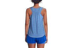 PINSPARK Workout Tank Tops for Women Racerback Loose Fit Yoga Top Sleeveless...