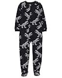 Big Boys Footed Microfleece PJ's Sleeper Pajamas
