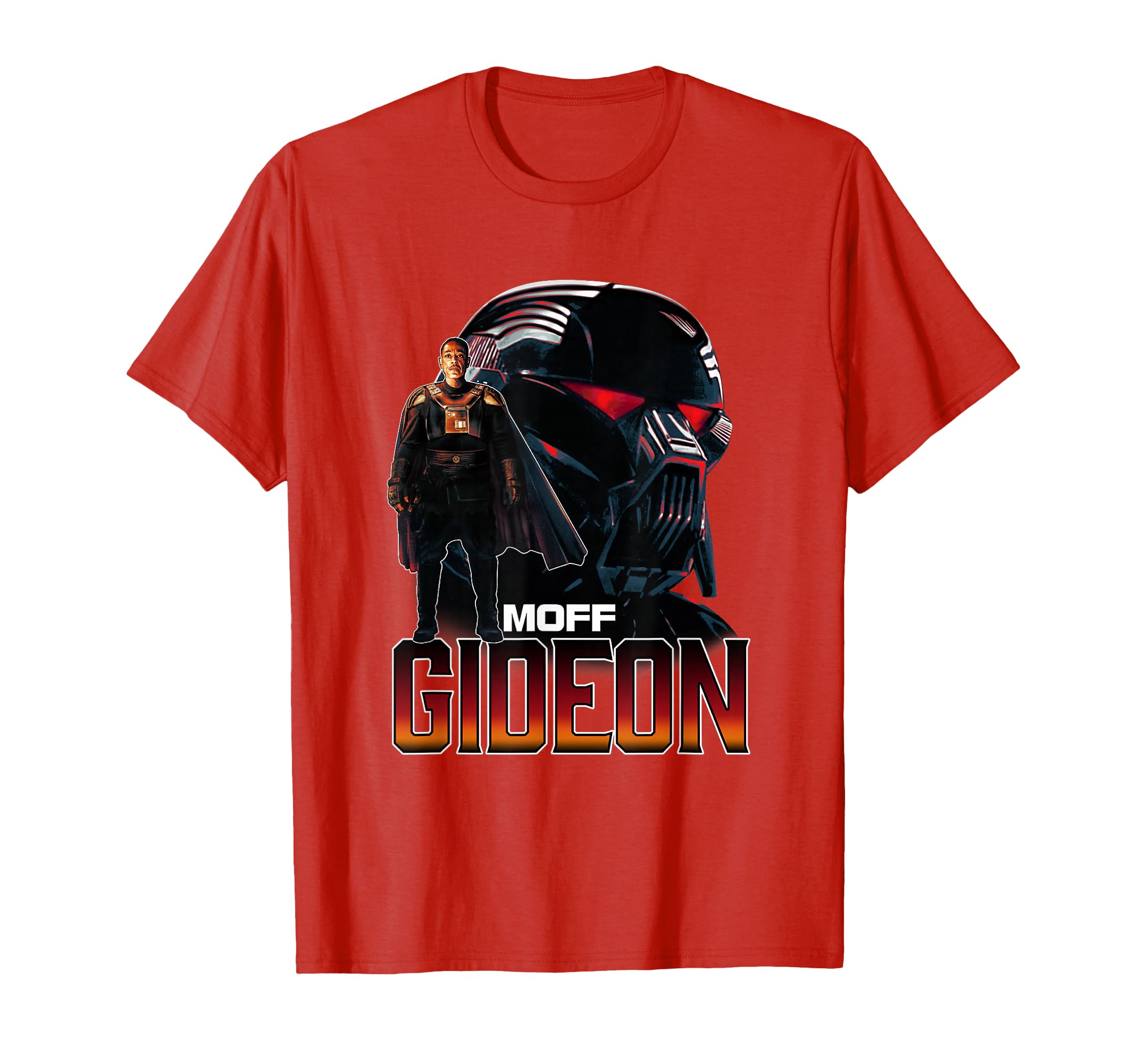 Star Wars: The Mandalorian Moff Gideon Collage R16 T-Shirt, Black