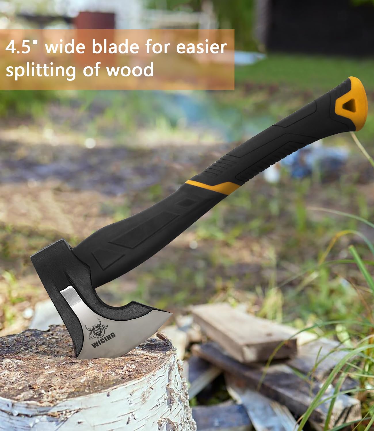 Amazon.com : WICING Splitting Axe, 15-inch Camping Hatchet