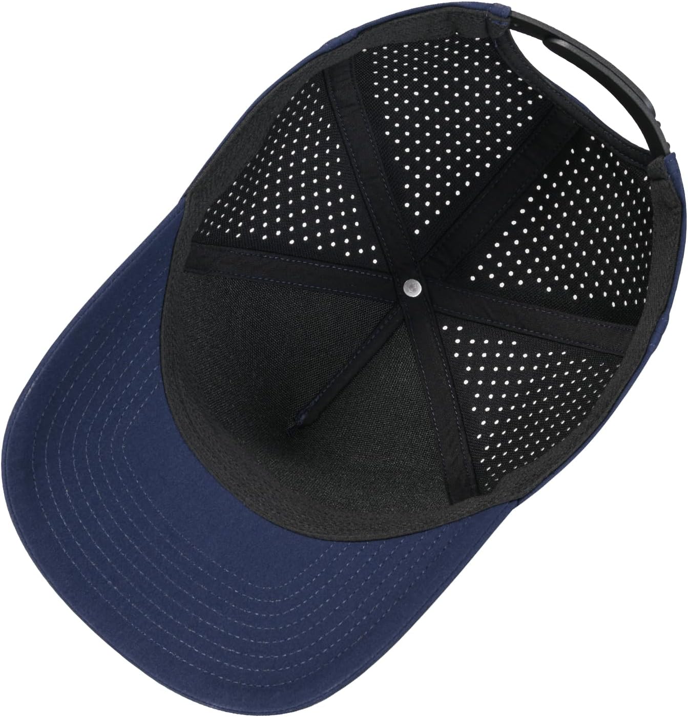 BOTVELA Men Adjustable Snapback Baseball Cap Vented Performance Laser Cut Mesh Hat - Image 4