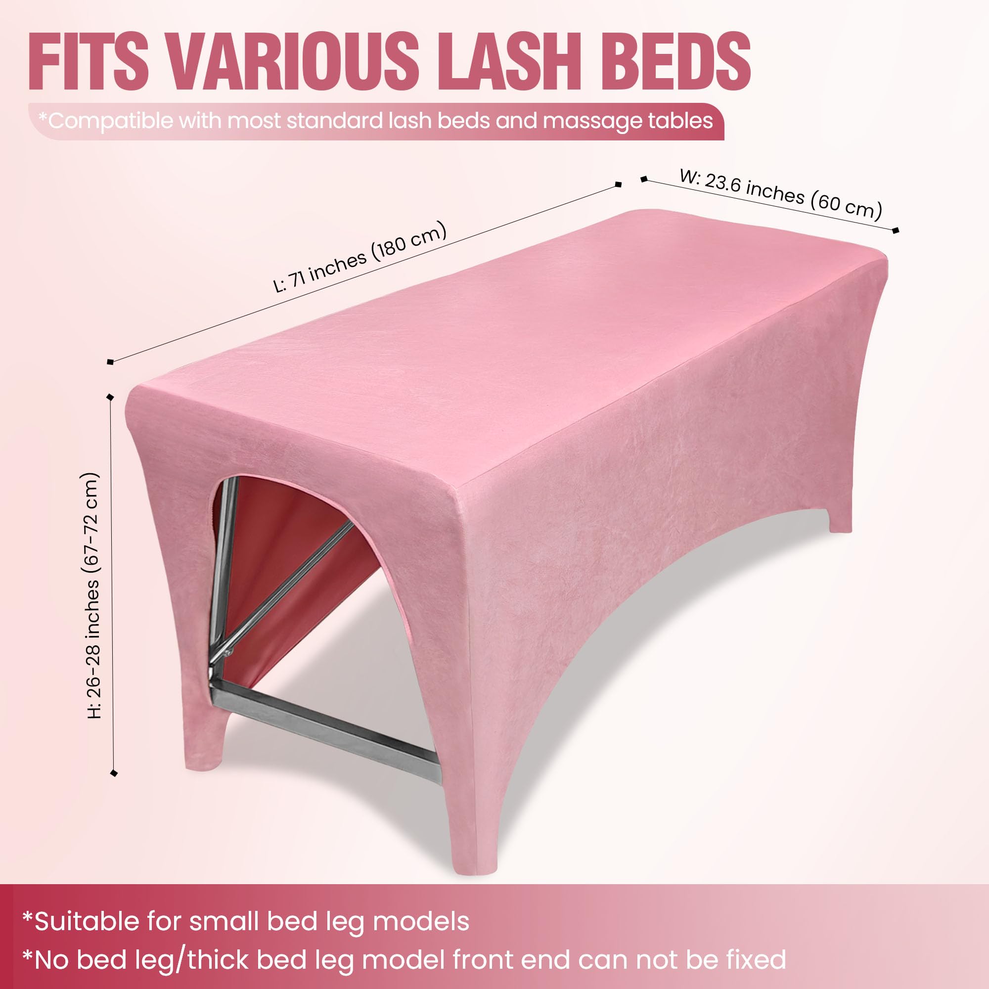 Housse de surmatelas Ergonomique incurvée en Mousse pour Table de Massage pour Salon de beauté