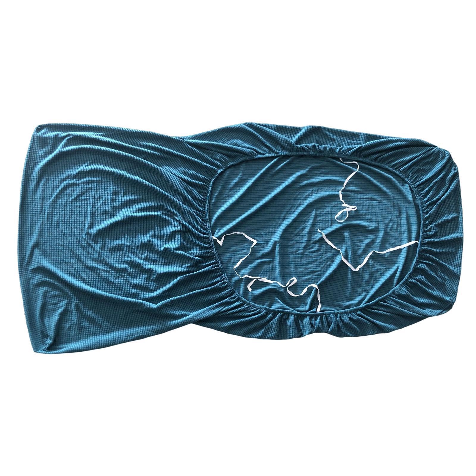 Mophrati Blue Stylish Living Room Chaise Cover Indoor Chair Polyester Fabric Slipcovers Cozy Armless Crafted For Fit Chaise Indoor Slipcover For Bedroom Living Room,