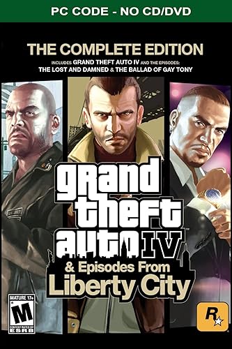 Grand Theft Auto IV: The Complete Edition Rockstar Social Club PC Code (No CD/DVD)