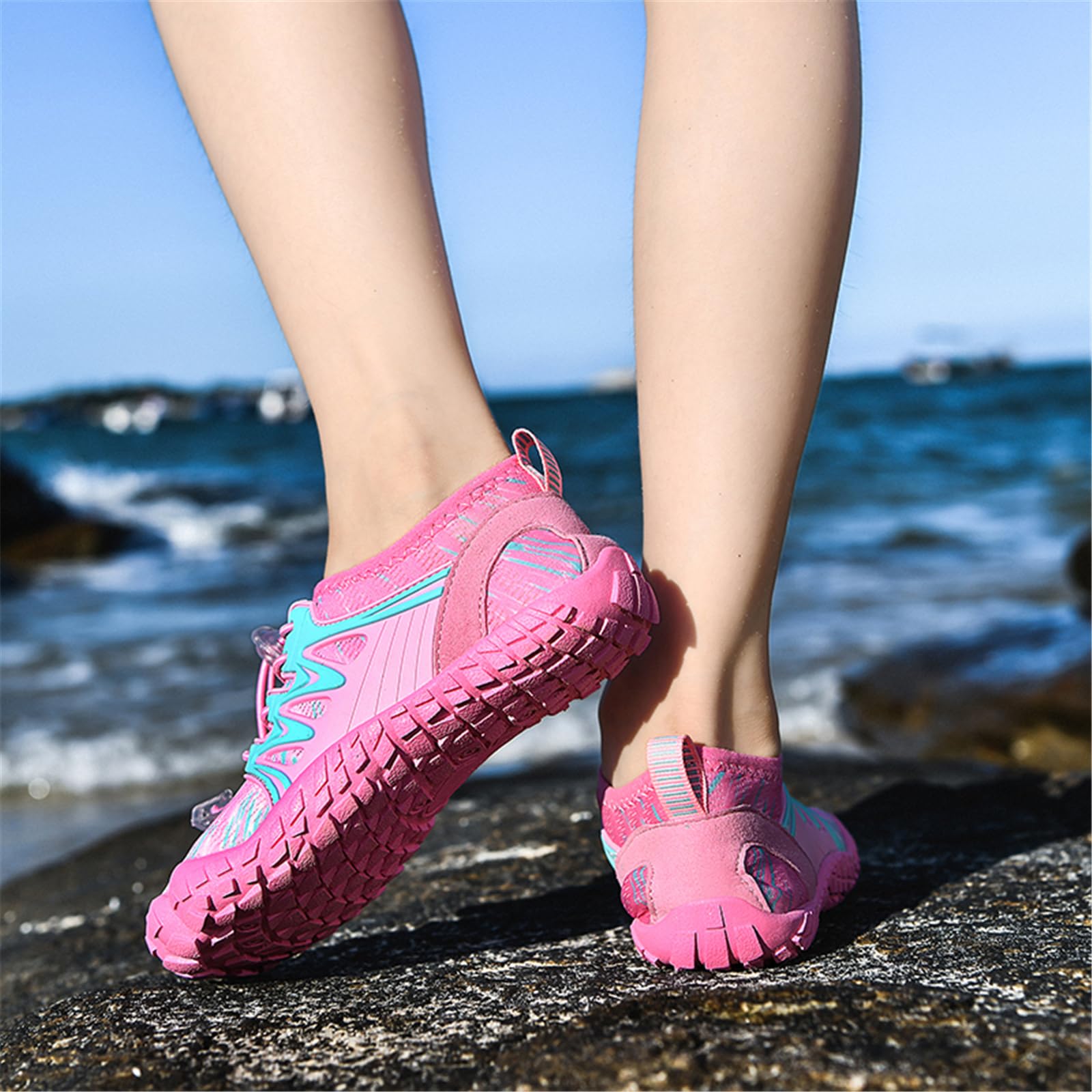 Scarpe da spiaggia per bambini, a piedi nudi, per bambini, ad asciugatura rapida, unisex, per ragazzi e ragazze