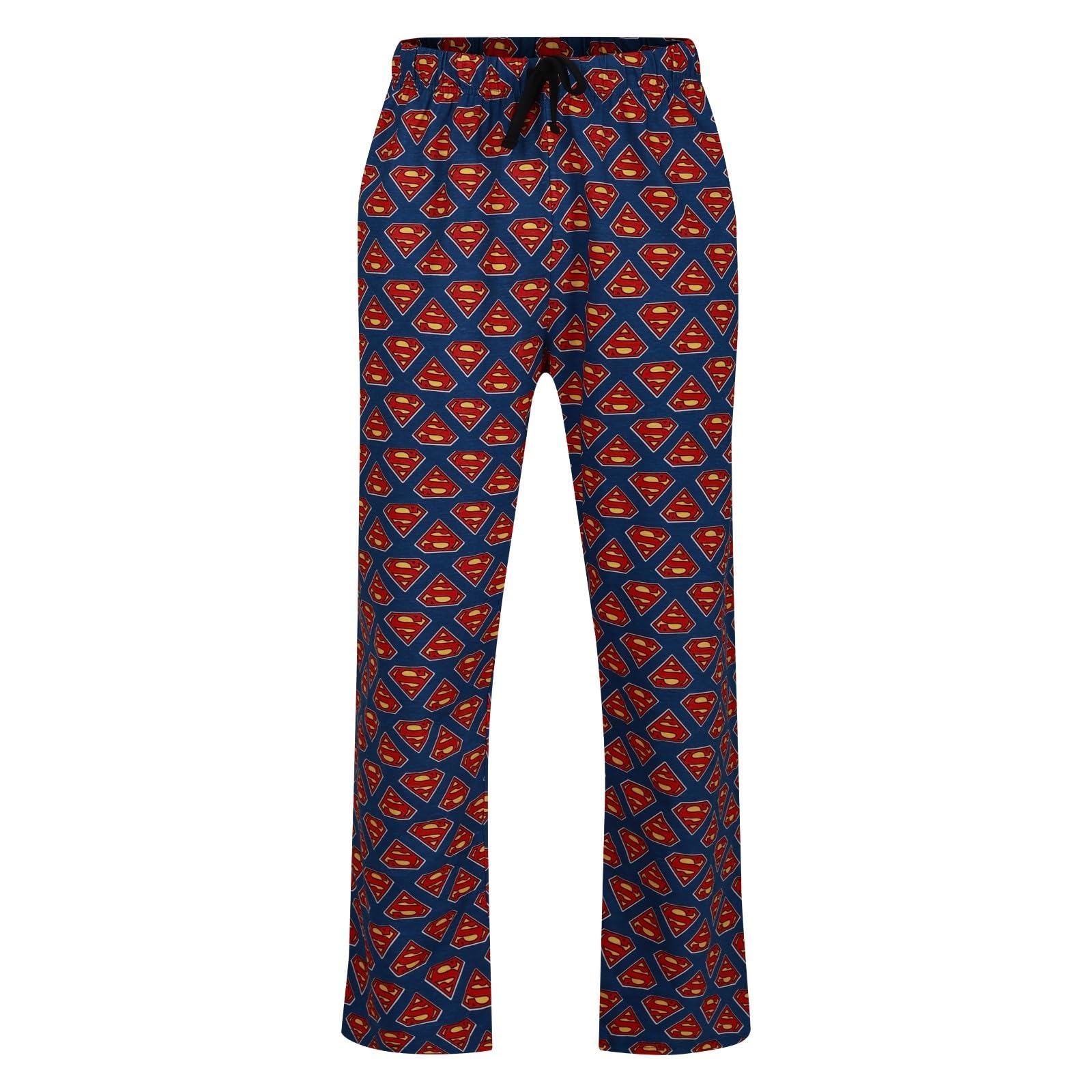Ex Uk Store Men's Qx 11 - Navy S'man Pyjama Bottoms Character Xmas Print M To Xxl Pj Lounge Sleep Night Wear (Qx11 - Xl)