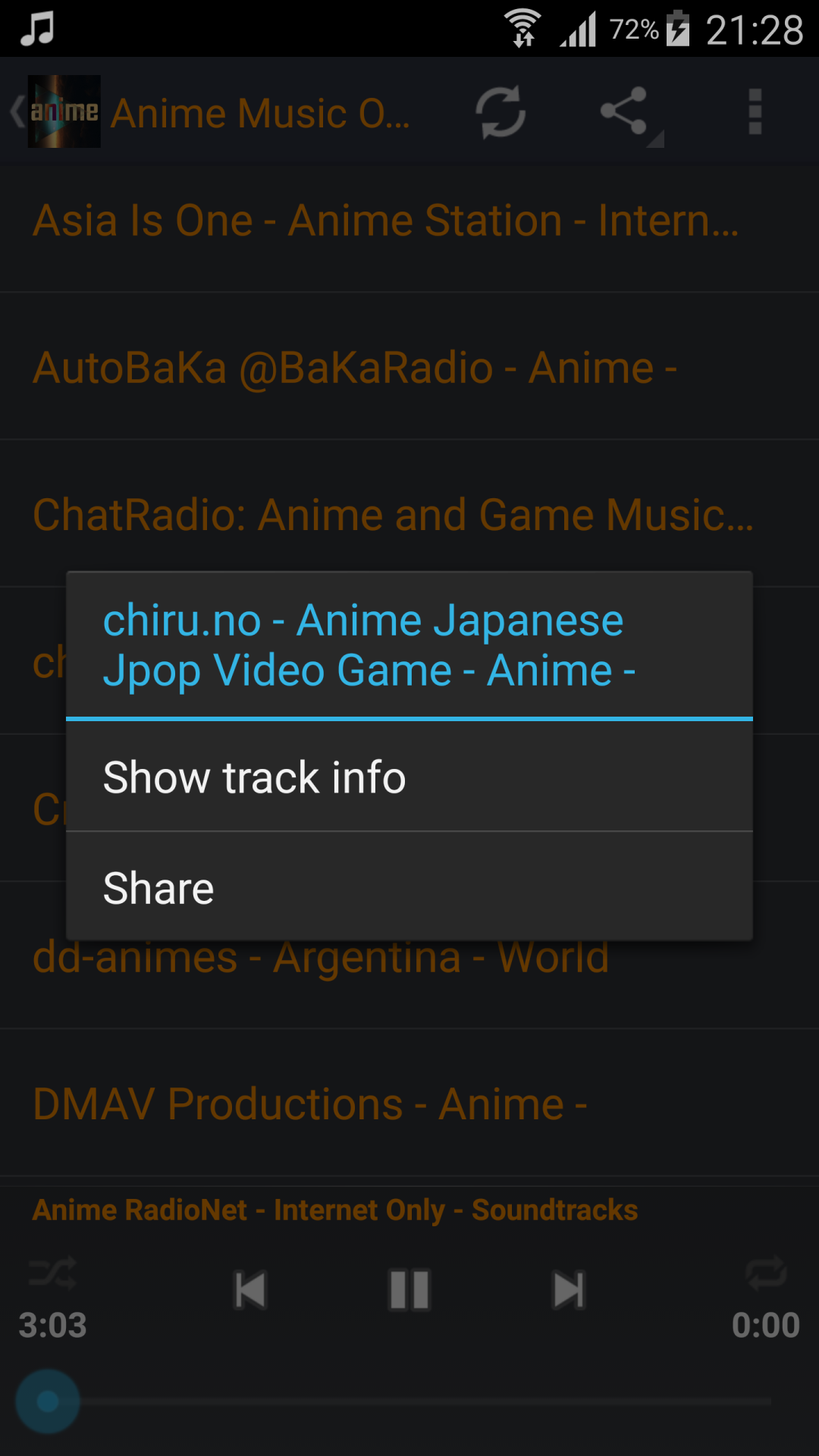 Anime Music ONLINE App on Amazon Appstore