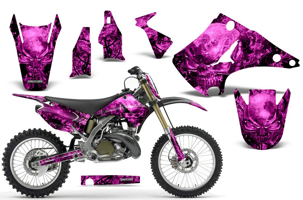 Amazon.com: CreatorX Graphics Kit Decals Stickers for Kawasaki