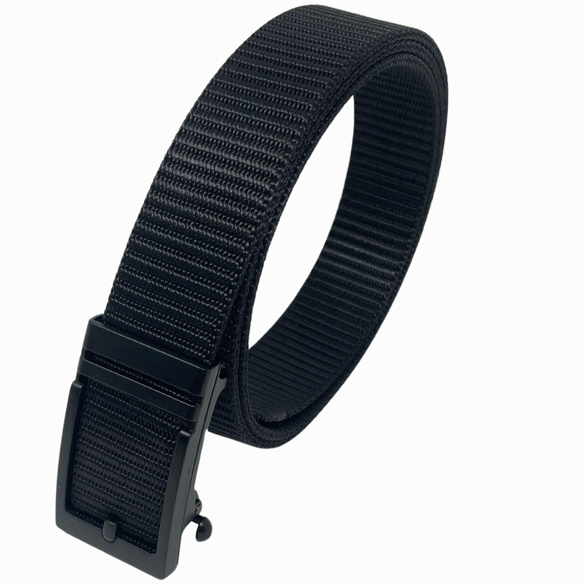 Funky Junque Nylon Ratchet Belt - Black (Large)