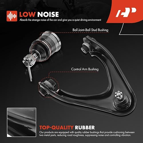 Miniatura 6 de A-Premium Juego de 14, brazo de control inferior superior delantero, rótula inferior, extremo de barra de acoplamiento interior exterior, compatible