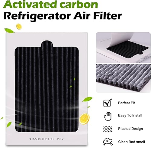 Miniatura 2 de Filtro de aire de repuesto para refrigerador Frigidaire y Electrolux EAFCBF Refrigerador Reemplazar 242061001, 242047801, 242047804, filtración