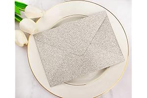 Lucky Star: The Epitome of Enchanting Silver Sparkle Envelopes