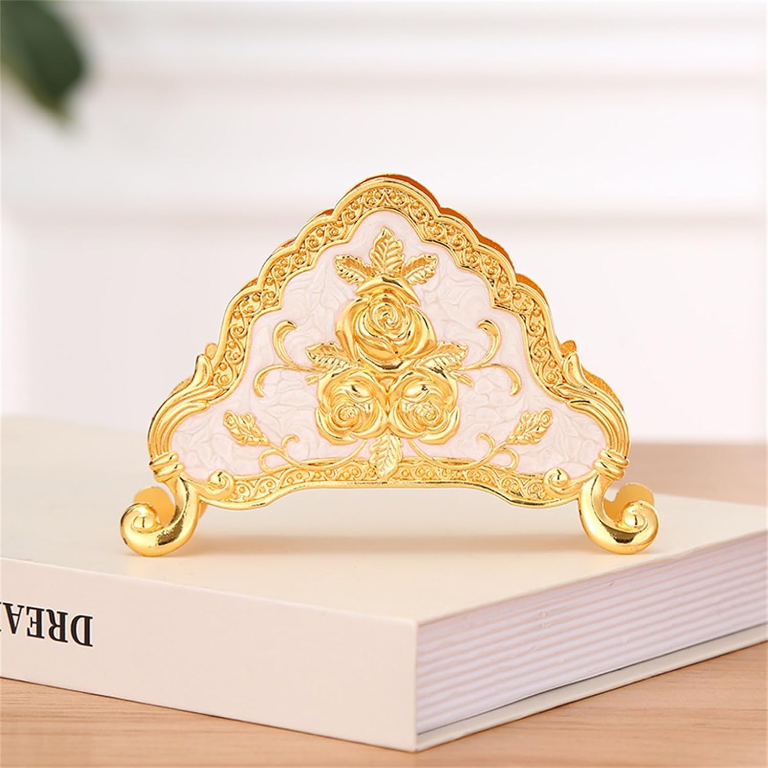 ナプキンスタンド クリエイティブなティッシュホルダー シンプル レトロ レストラン デスクトップ 収納 ペーパークリップ