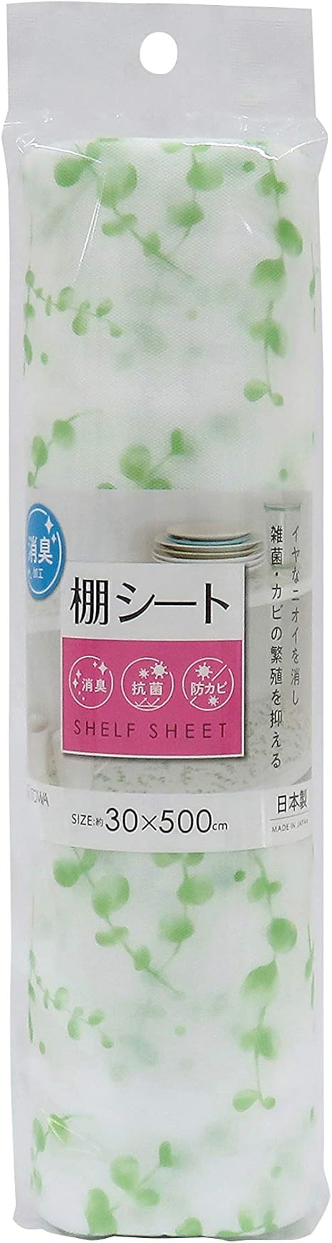 Amazon Co Jp 東和産業 食器棚シート 消臭棚シートユーカリ グリーン 約30 500cm