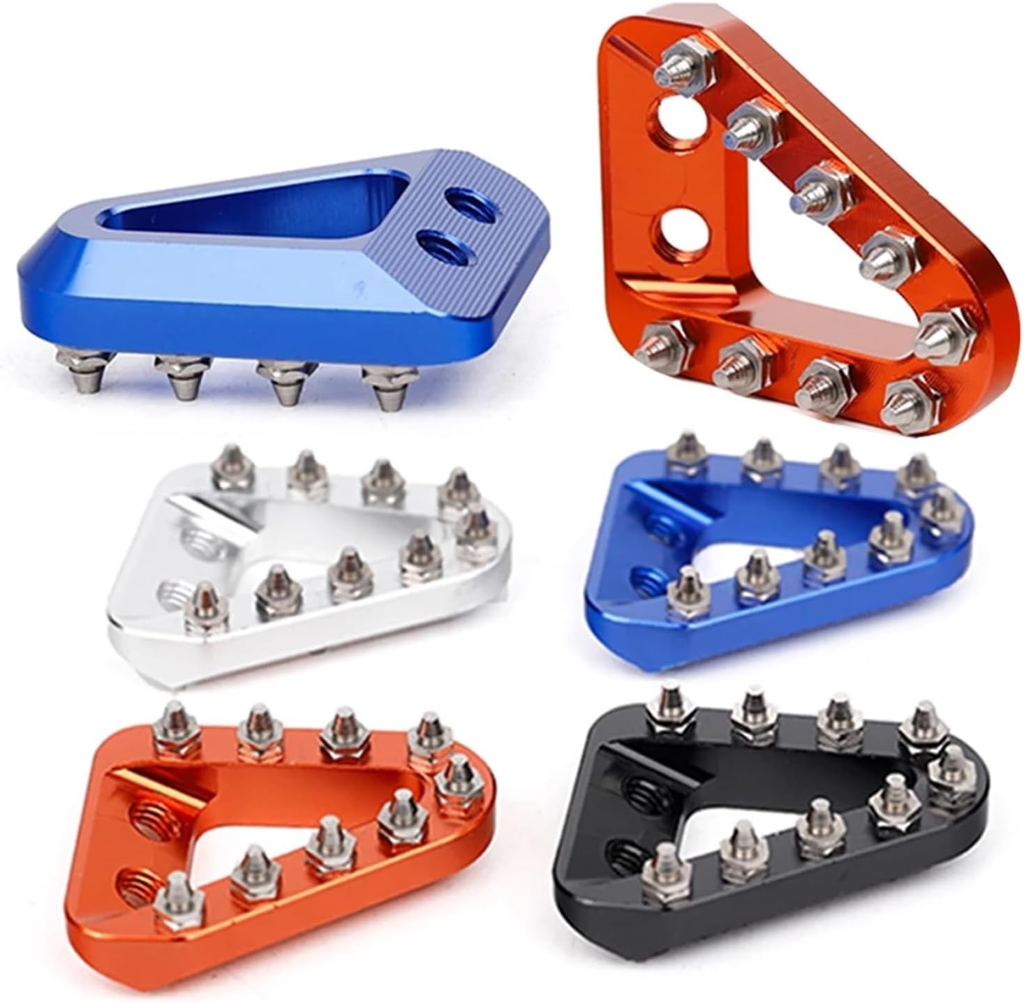 Brake Pedal Lever Step Plate Tip Fit for K-tm SX SXF XC XCF XCW EXC EXCF GasGas Fit for Husqvarna FC TC FE TE 2016-2022(Blue)