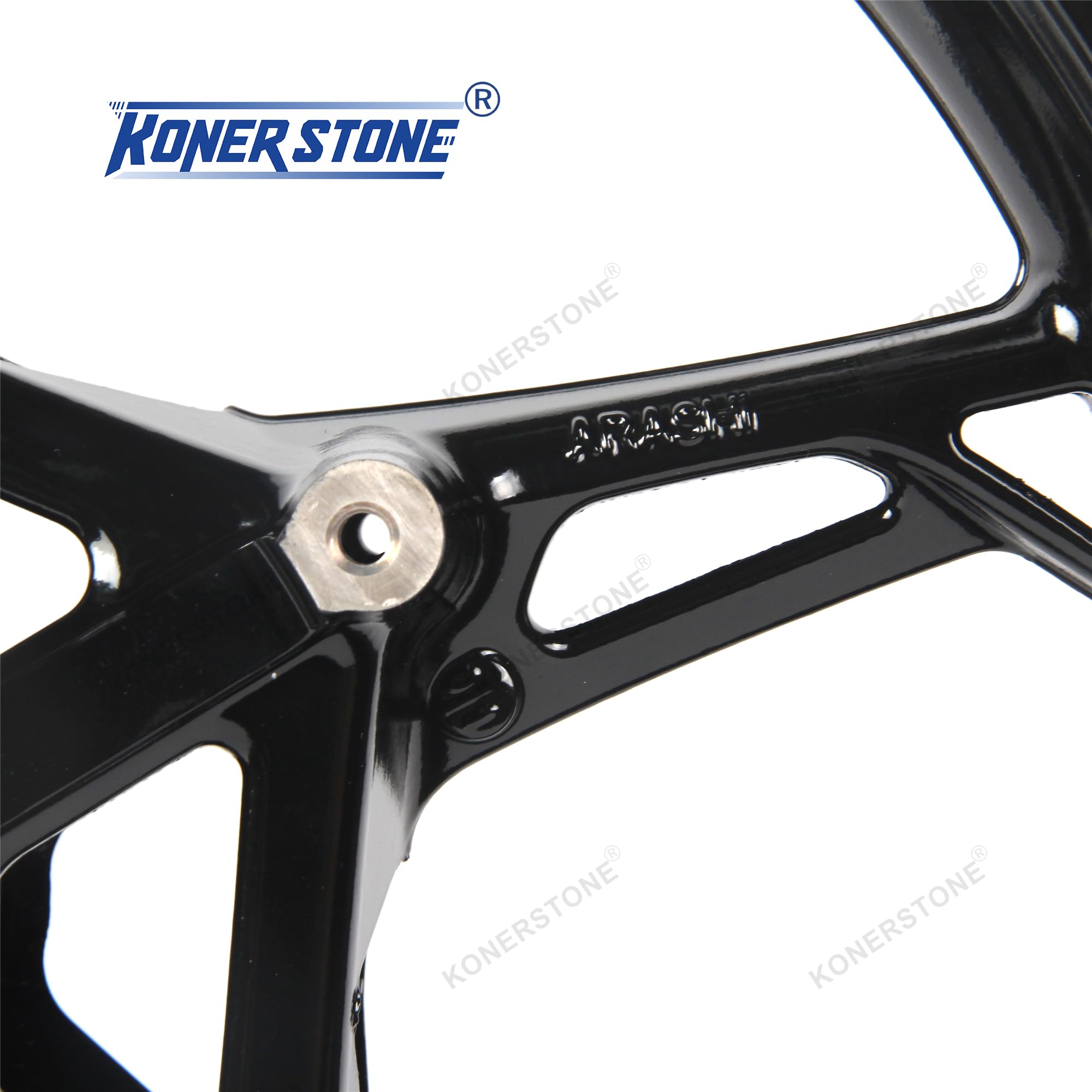 Vorderrad Felge für BMW S1000RR 2019-2024 / S1000R 2019-2024 / S1000 XR 2019-2024 3,5 x 17 Zoll glänzend schwarz Motorradzubehör 2020 2021 2022 2023