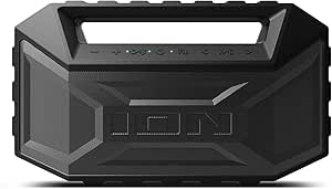Amazon.com: ION AQUABOOM MAX - Waterproof Bluetooth Speaker Mudproof/Sandproof Stereo Boombox 
