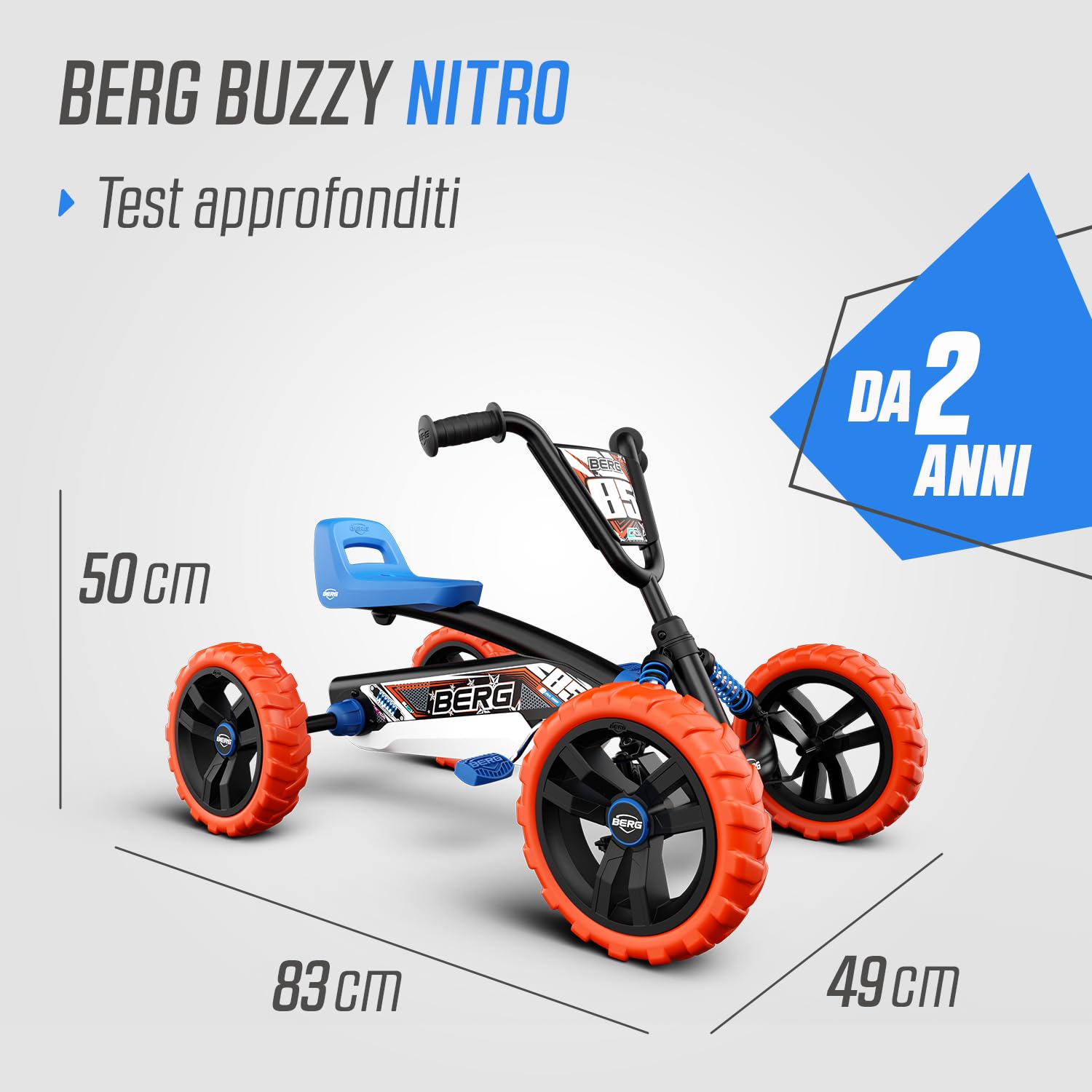 Berg 24.30.01.00 – Buzzy Nitro Go Kart Bambino Veicolo