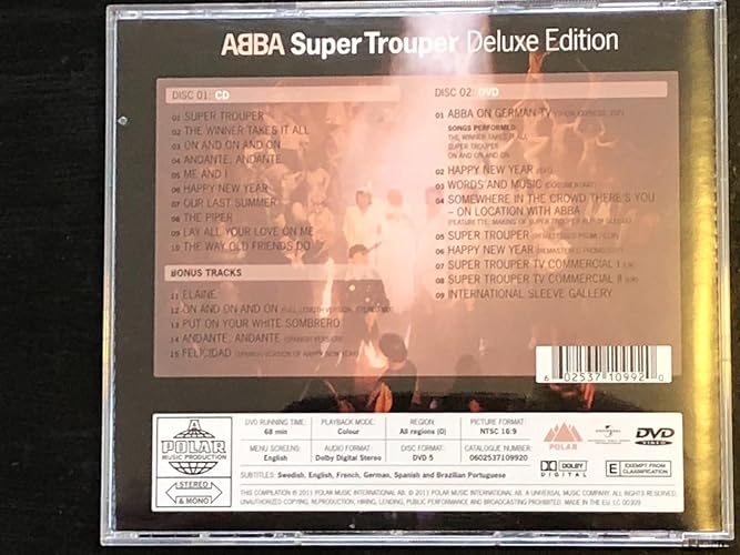 ABBA - Super Trouper: Deluxe CD/DVD Edition | Amazon.com.au | Music