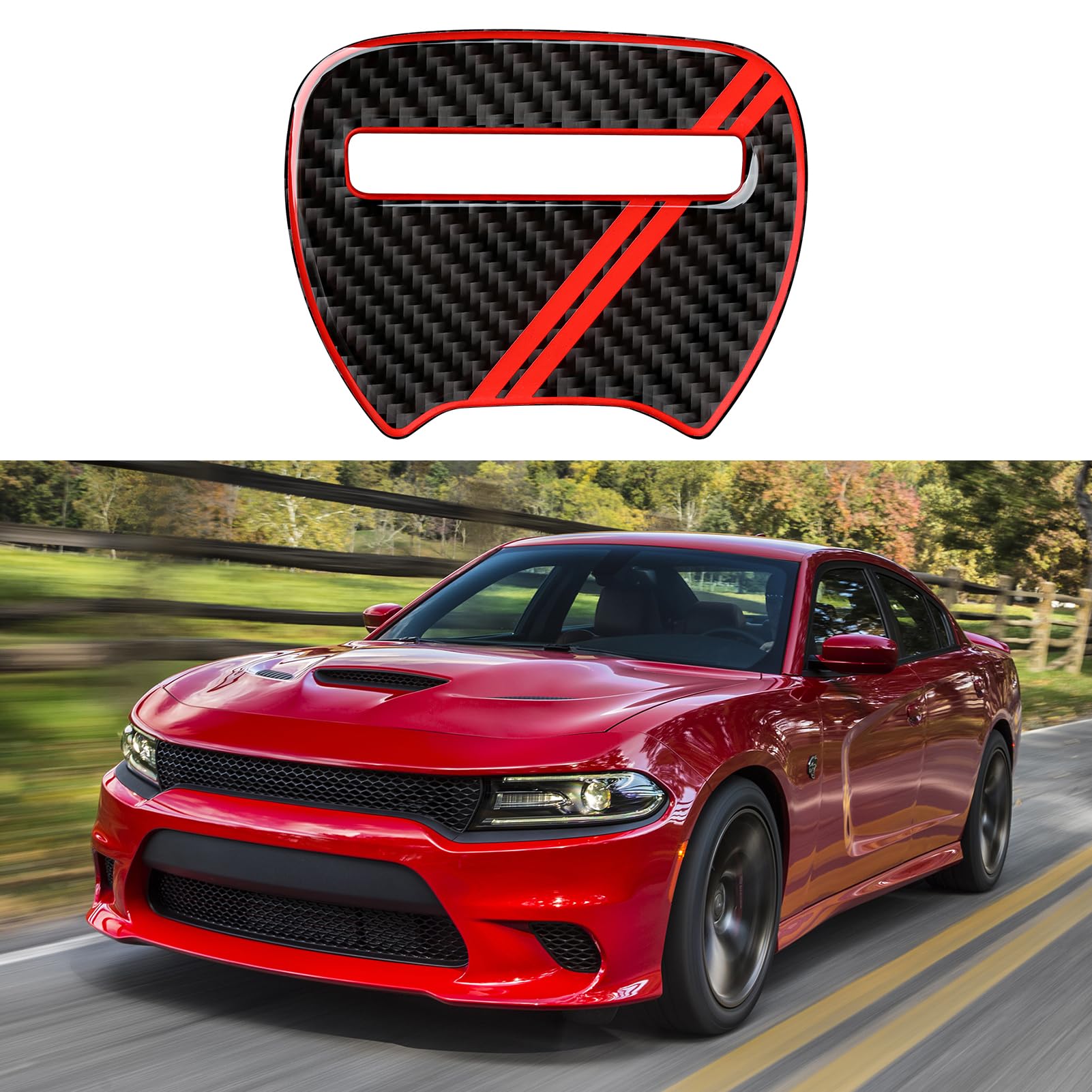 Car Decals for 2015-2023 Dodge Charger Accessories Interior Stickers