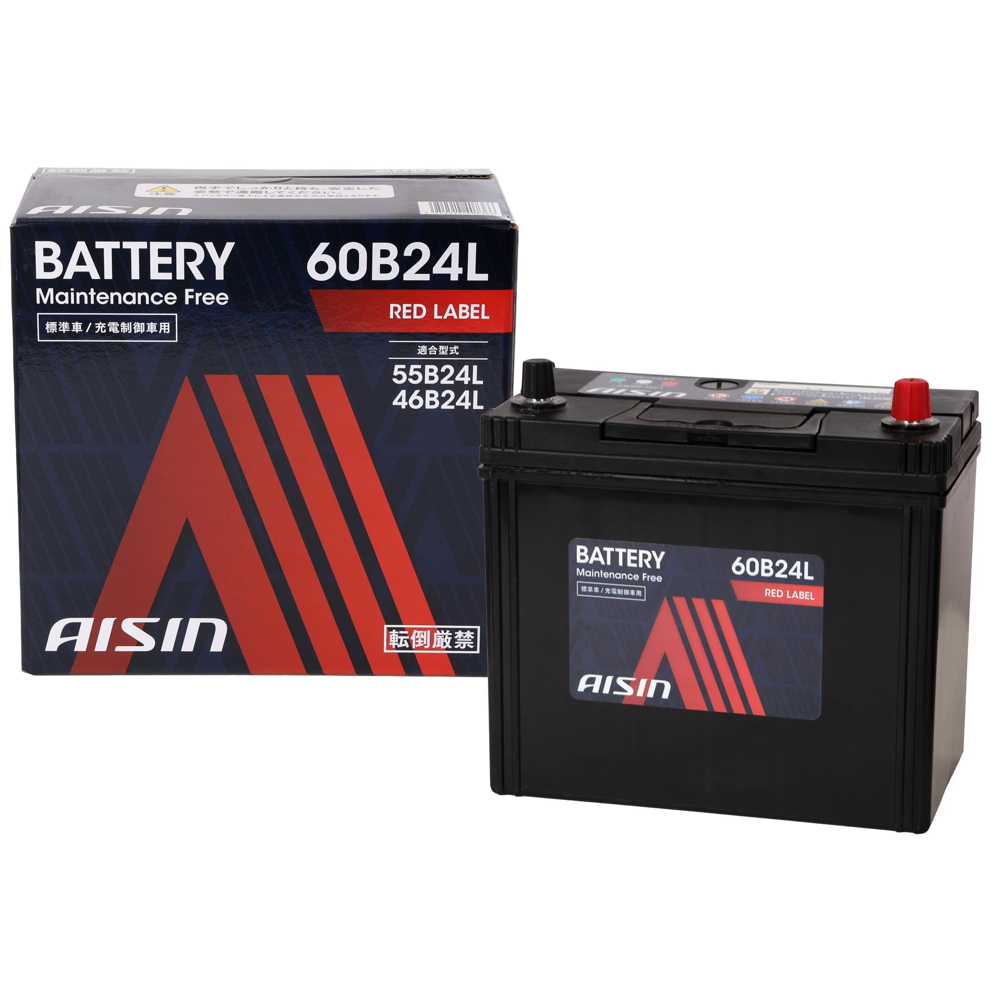 Amazon | アイシン AISIN 車用 バッテリー 60B24L (55B24L 46B24L