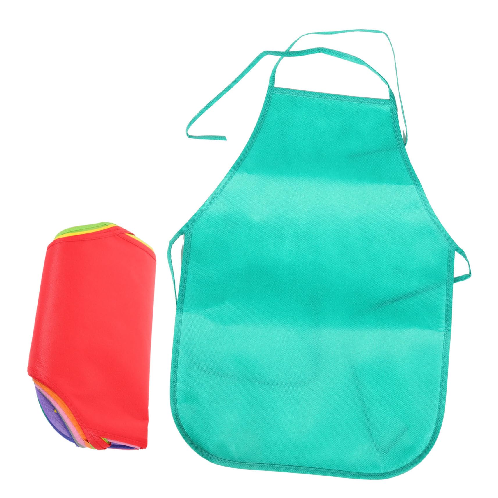 Cabilock Grembiuli Impermeabili e Facili da Pulire 24 Pezzi Non Tessuto 33x48cm per Ragazzo Ragazza per Pittura e Attività Creative in Età Prescolare