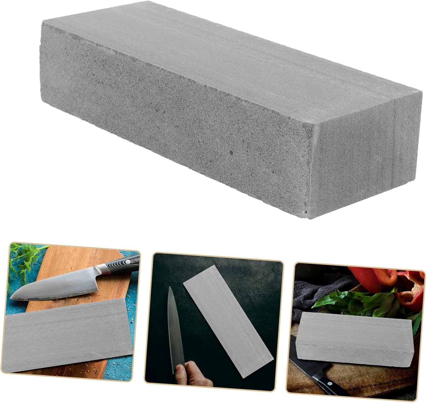 DOITOOL 3pounds Household Scissor Sharpener with Grit Sharpening Stone Versatile Kitchen Cutter Tool for Easy Sharpening of Knives and Scissors Durable Natural Stone Compact Design for