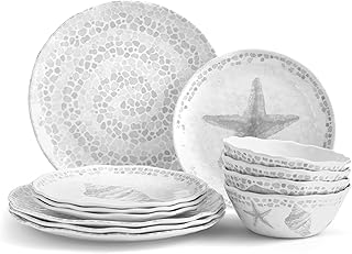 222 Fifth Coastal Karesh Grey 12 Pc Set RS