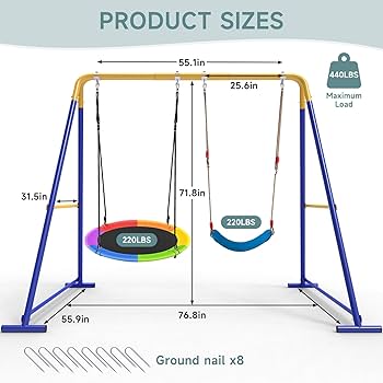 Swing Big　NF　2枚 Swing Big NF 2枚 Amazon.com: Swing Sets for Backyard